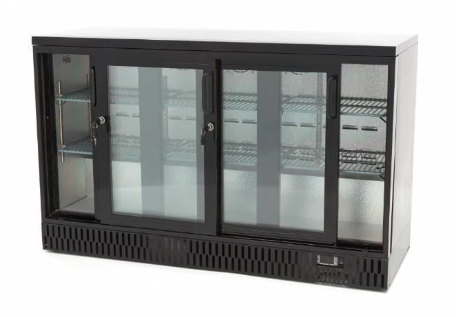 Barowa szafa chłodnicza RQ-330SCM w zabudowie